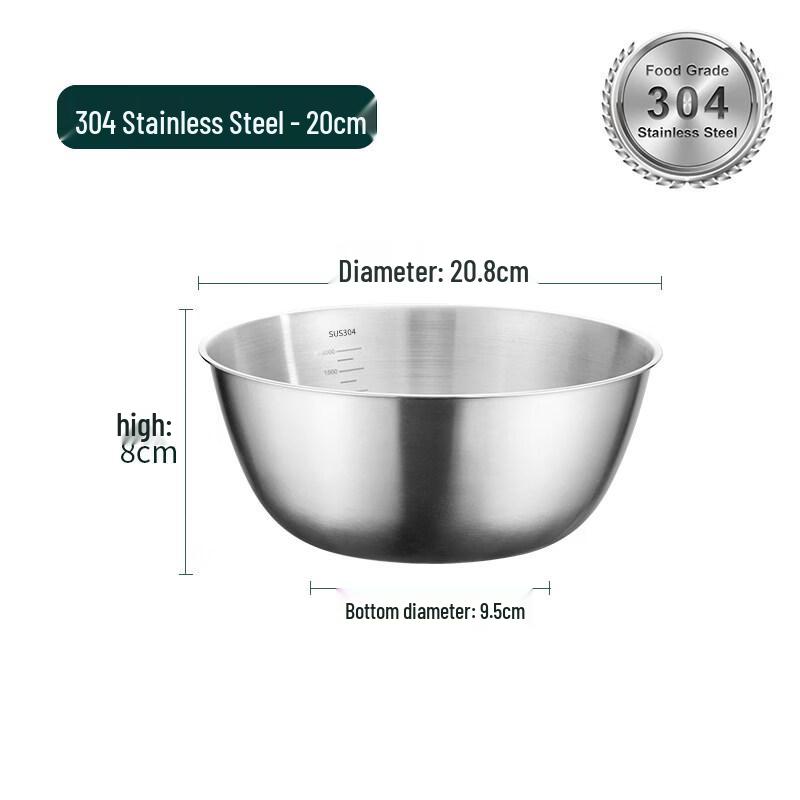 ZISIZ Food Grade Stainless Steel Basin
ZISIZ Food Grade Stainless Steel Basin