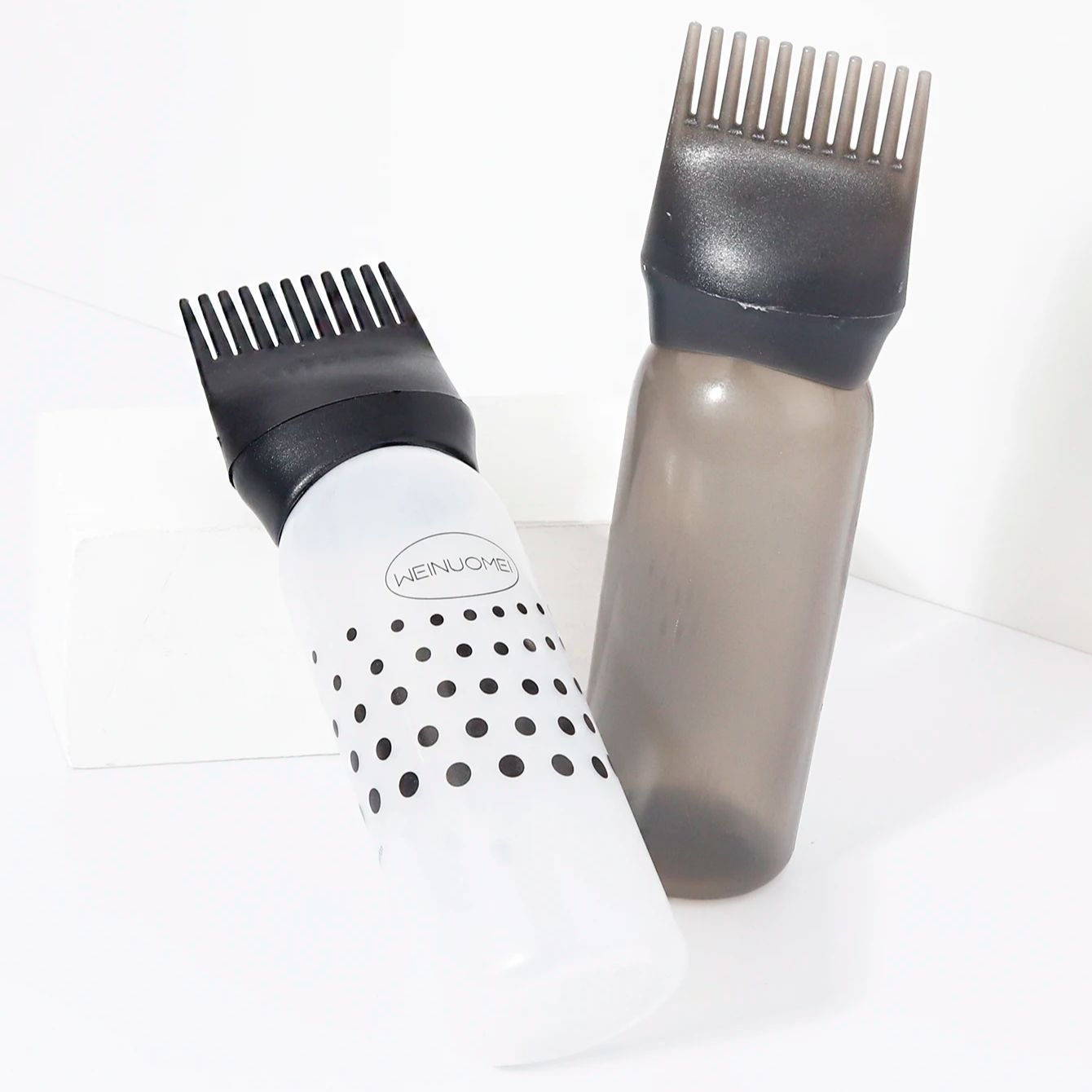 2 pieces/set of reusable hair dye bottles, graduated root comb application bottles, hair dye and styling tools
2 pieces/set of reusable hair dye bottles, graduated root comb application bottles, hair dye and styling tools