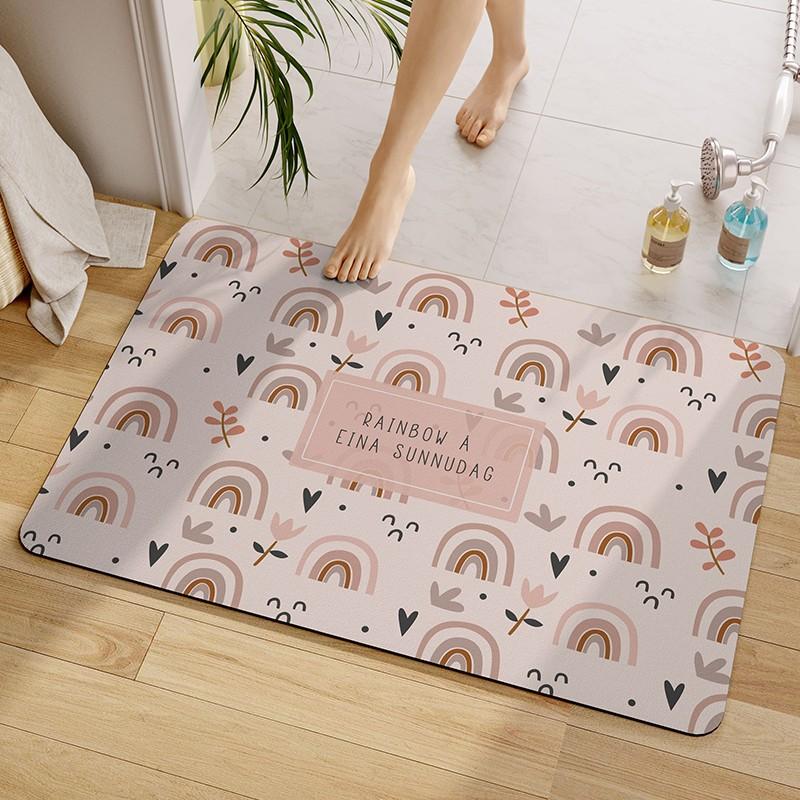 Bathroom Slip-resistant Floor Mat Wet and Dry Separation Splash-proof Gentle Diatom Mud Foot Pedal Toilet Door Moisture-wicking Mat Easy To Dry 45 * 75cm
Bathroom Slip-resistant Floor Mat Wet and Dry Separation Splash-proof Gentle Diatom Mud Foot Pedal Toilet Door Moisture-wicking Mat Easy To Dry 45 * 75cm