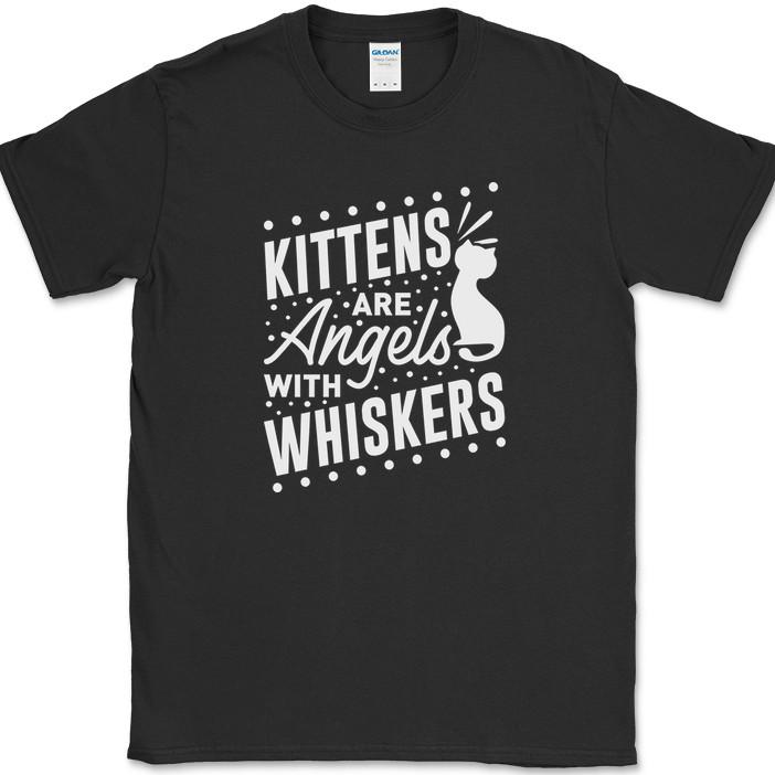 Kittens are Angels with Whiskers Cats T-Shirt Funny Humor Novelty Tee S
Kittens are Angels with Whiskers Cats T-Shirt Funny Humor Novelty Tee S