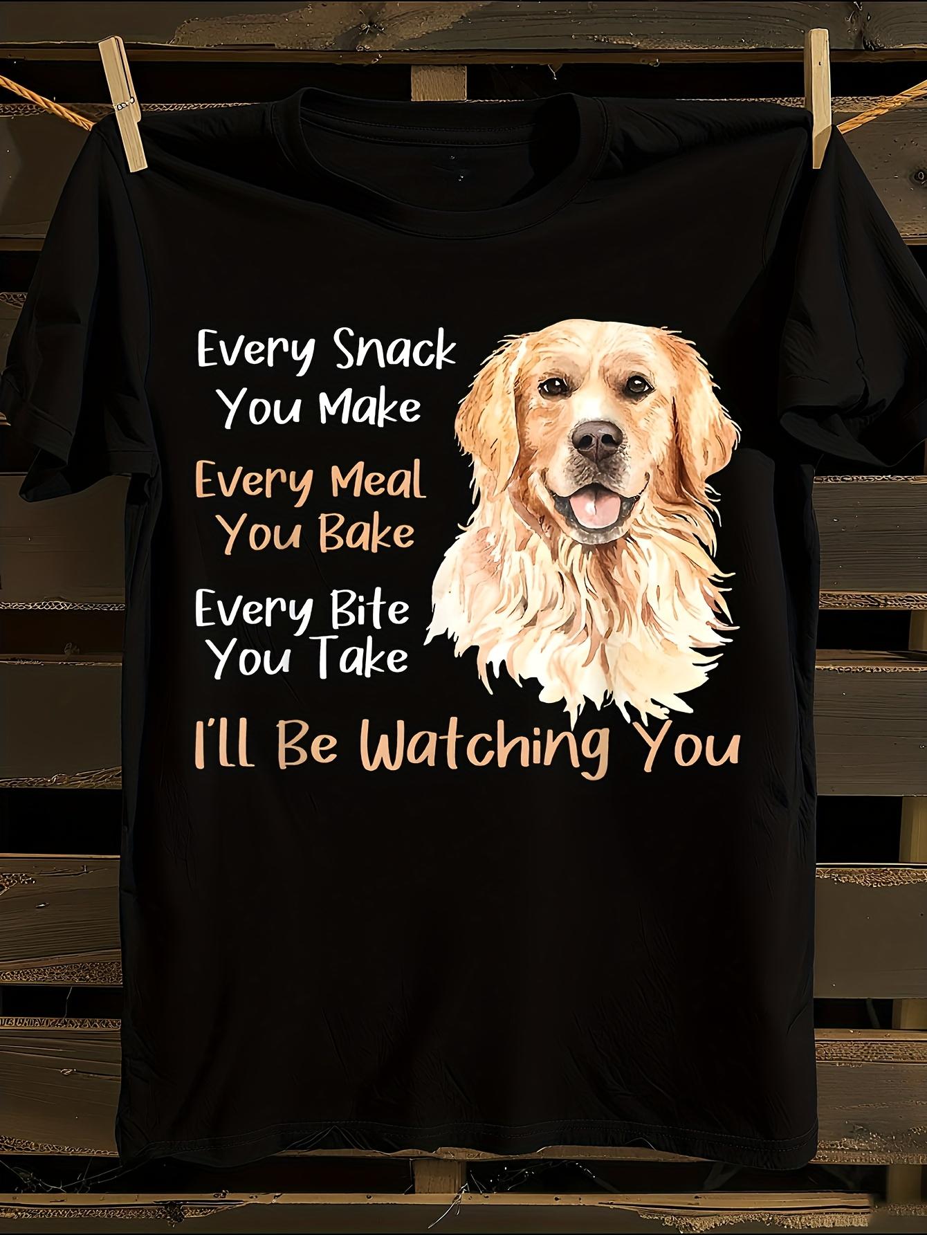 Funny Golden Retriever T-Shirt Mens Tshirt Womens Tshirts with Letters Print Short Sleeves T-Shirt Casual Street Tee Shirt Top L
Funny Golden Retriever T-Shirt Mens Tshirt Womens Tshirts with Letters Print Short Sleeves T-Shirt Casual Street Tee Shirt Top L