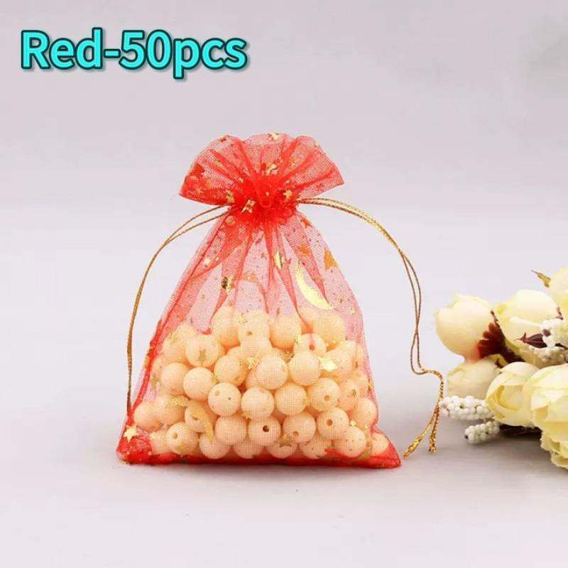 Small Gift Bags Moon Star Organza Gift Bags Wedding Packing Jewelry Storage Bag Drawstring Gifts Pouch Sachet Bags 7x9cm
Small Gift Bags Moon Star Organza Gift Bags Wedding Packing Jewelry Storage Bag Drawstring Gifts Pouch Sachet Bags 7x9cm