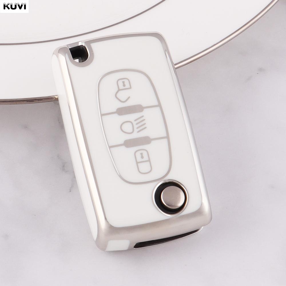 Golden Tpu Car Flip Key Case Cover For Citroen C2 C3 C4 C5 C6 Xsara Berlingo For Peugeot 207 307 308 407 607 807 Protector Fob
Golden Tpu Car Flip Key Case Cover For Citroen C2 C3 C4 C5 C6 Xsara Berlingo For Peugeot 207 307 308 407 607 807 Protector Fob