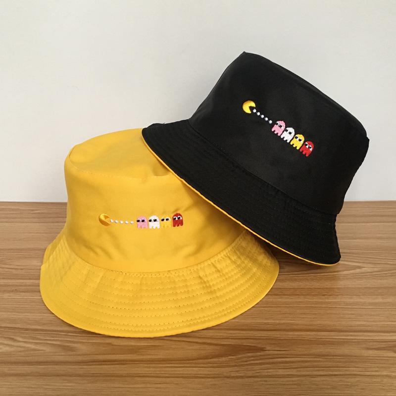 Unisex Double-Sided Spring/Summer Fisherman Hat with Chinese Embroidery - Trendy Harajuku Style, Outdoor Sunshade Protection. M (56-58 cm)
Unisex Double-Sided Spring/Summer Fisherman Hat with Chinese Embroidery - Trendy Harajuku Style, Outdoor Sunshade Protection. M (56-58 cm)