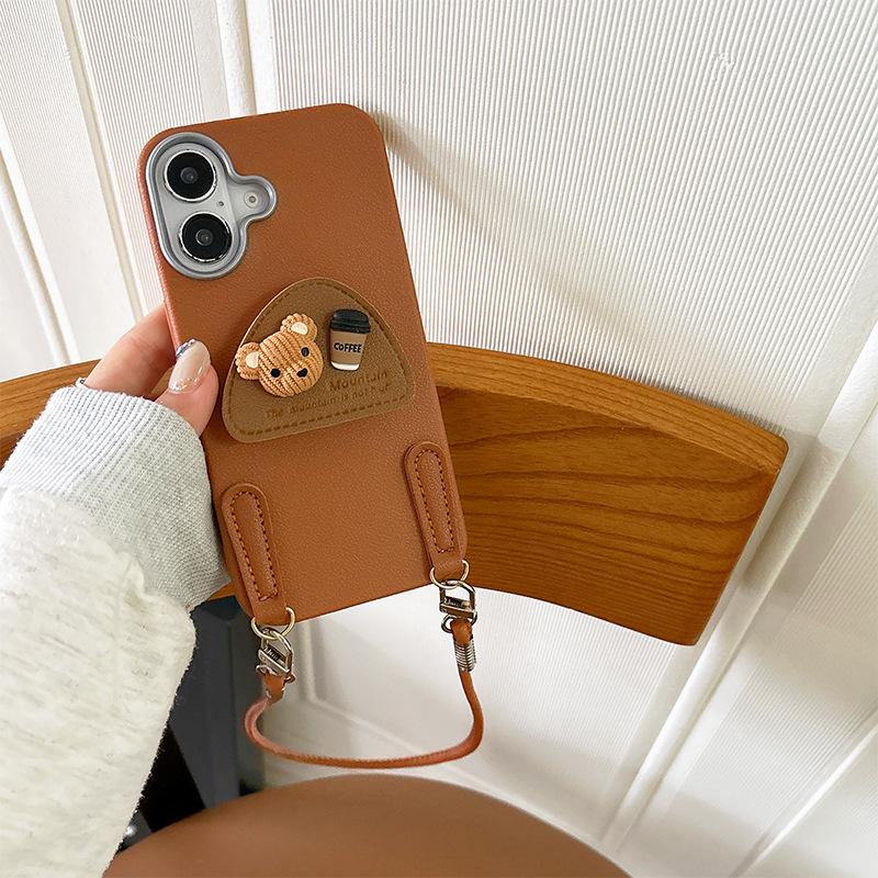 Чехол для телефона Coffee Bear с кронштейном-подушкой безопасности для iPhone 16 Promax, чехол для телефона Apple 15 с ручным шнурком 17 For iPhone 17Promax
Чехол для телефона Coffee Bear с кронштейном-подушкой безопасности для iPhone 16 Promax, чехол для телефона Apple 15 с ручным шнурком 17 For iPhone 17Promax