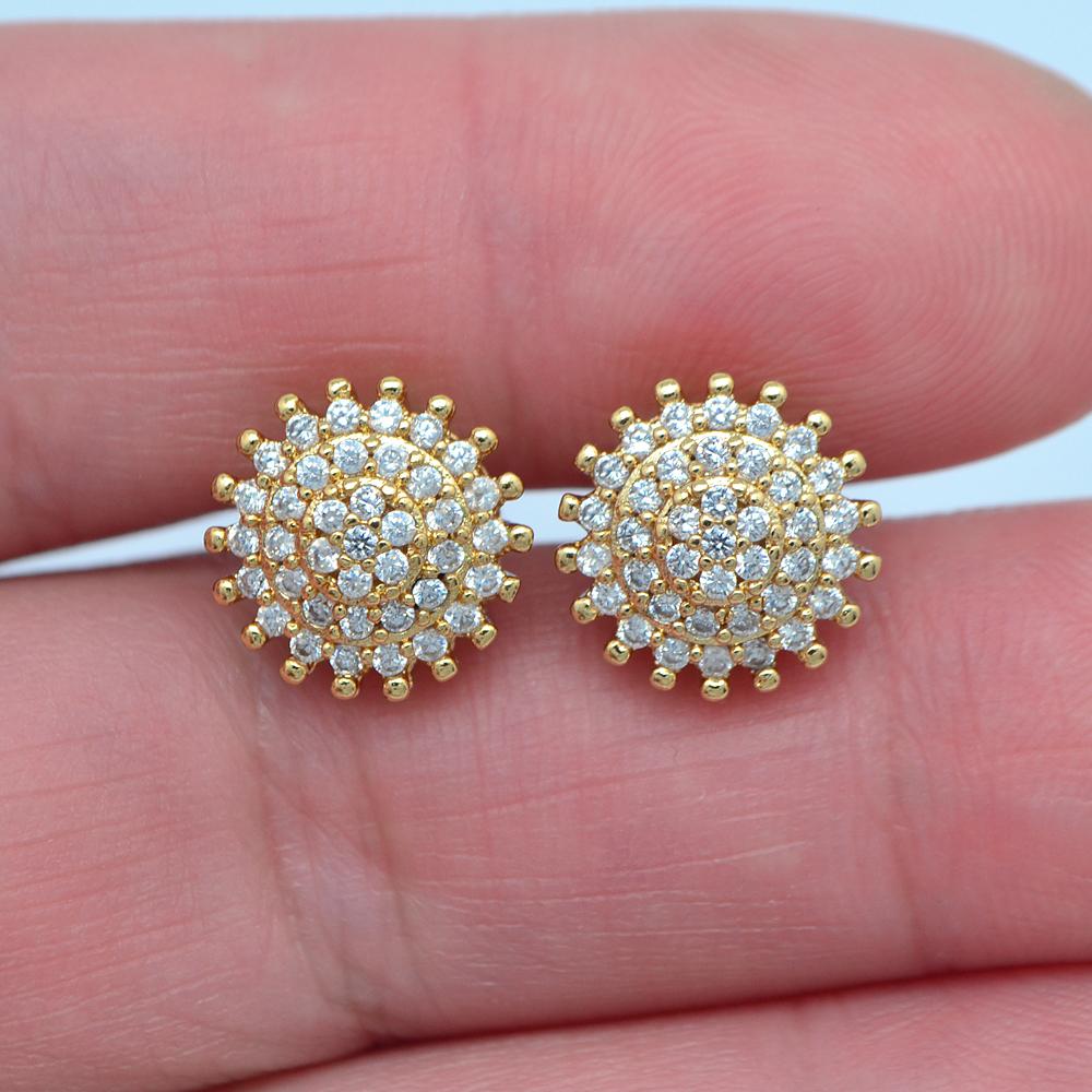 Женские прозрачные серьги-гвоздики с кубическим цирконием CZ Bling, круглые серьги в форме цветка, модные ювелирные изделия
Женские прозрачные серьги-гвоздики с кубическим цирконием CZ Bling, круглые серьги в форме цветка, модные ювелирные изделия