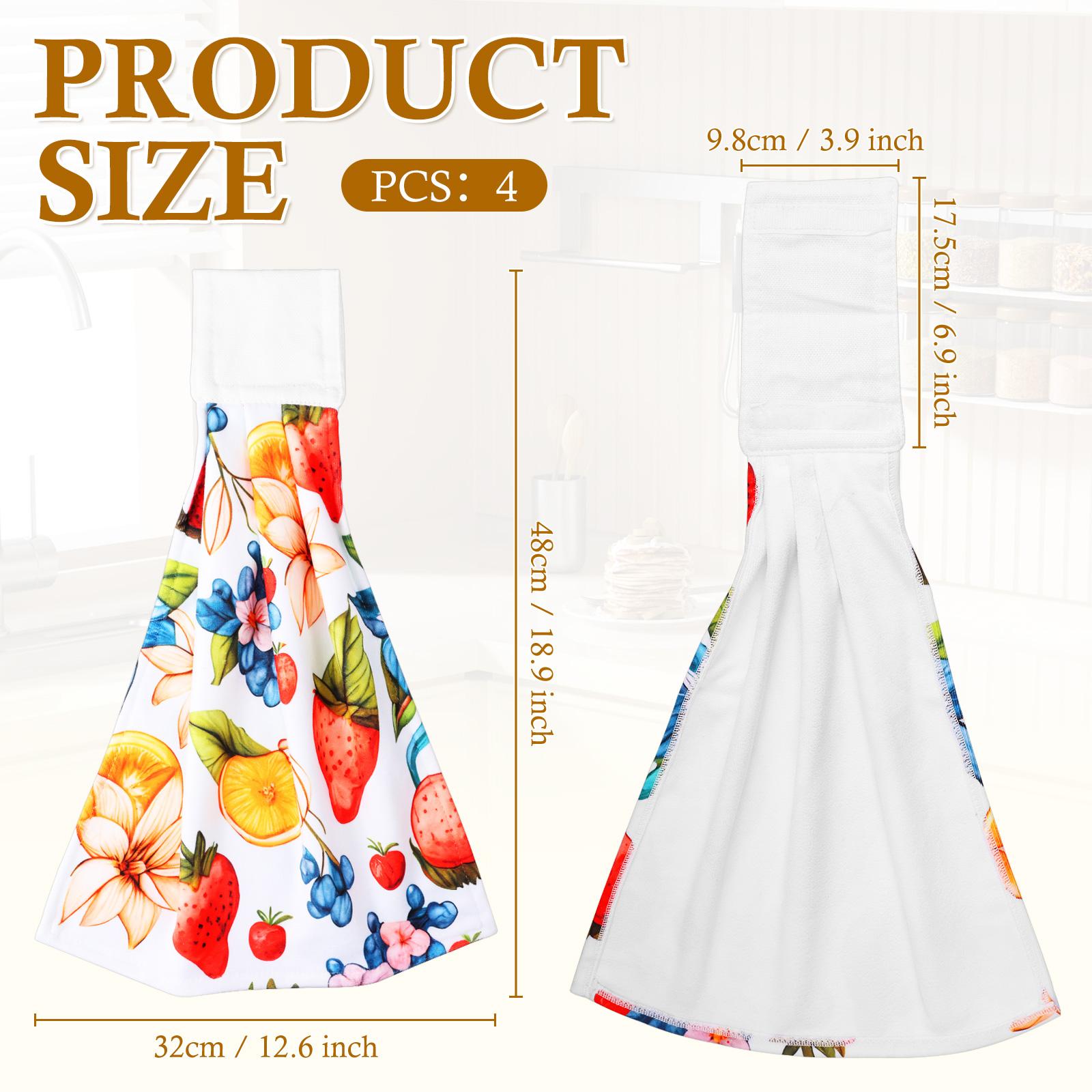 4Pcs Hanging Hand Towel Fiber High Absorbency Soft Towel Fast Drying Easy to Clean for Home Bathroom Kitchen Accessories
4Pcs Hanging Hand Towel Fiber High Absorbency Soft Towel Fast Drying Easy to Clean for Home Bathroom Kitchen Accessories