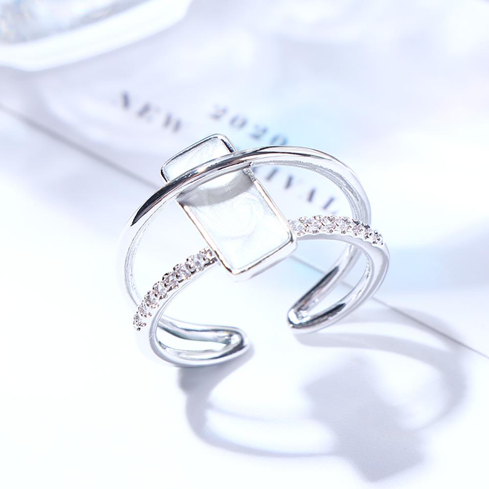 Imitation Shell Zircon Copper Double Layer Knuckle Ring Korean Style Ring Finger Ring Open Rings серебряный
Imitation Shell Zircon Copper Double Layer Knuckle Ring Korean Style Ring Finger Ring Open Rings серебряный