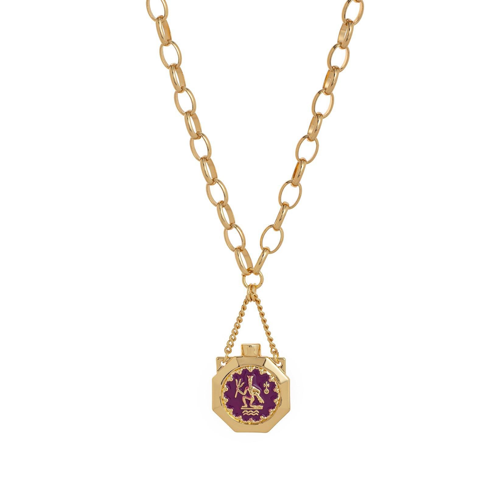 Twelve Constellations Wishing Bottle Necklace Colored Drip Pendant Cat Ear Water Bottle Pendant Design Sense Heavy Industry Sweater Chain Women
Twelve Constellations Wishing Bottle Necklace Colored Drip Pendant Cat Ear Water Bottle Pendant Design Sense Heavy Industry Sweater Chain Women