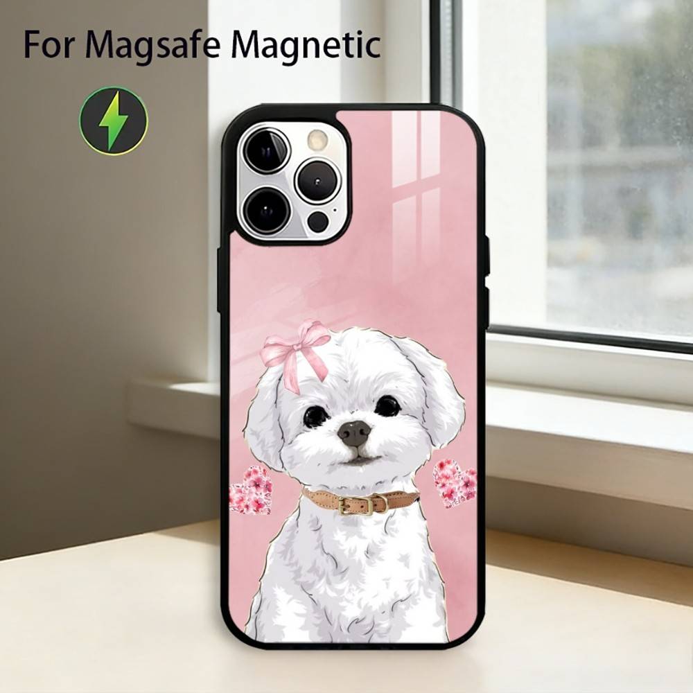 Cute Cartoon Bichon P-puppy Phone Case For iPhone17,16,15,14,13,12,11 Plus,Pro Magnetic with Magsafe Wireless Charging iPhone12
Cute Cartoon Bichon P-puppy Phone Case For iPhone17,16,15,14,13,12,11 Plus,Pro Magnetic with Magsafe Wireless Charging iPhone12