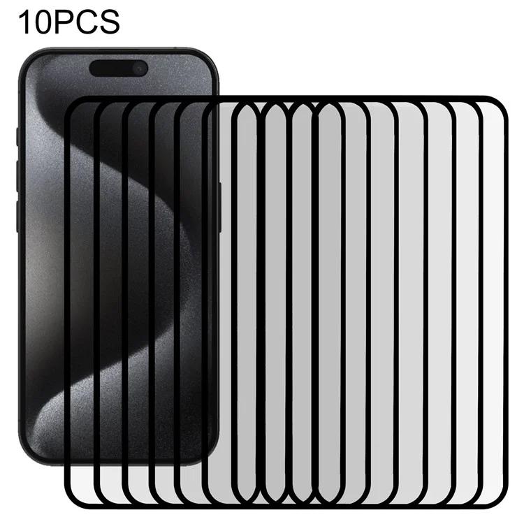 10 шт. для iPhone 15 Pro Max Защитная пленка для экрана Black Edge Ultra Clear PET Screen Film
10 шт. для iPhone 15 Pro Max Защитная пленка для экрана Black Edge Ultra Clear PET Screen Film