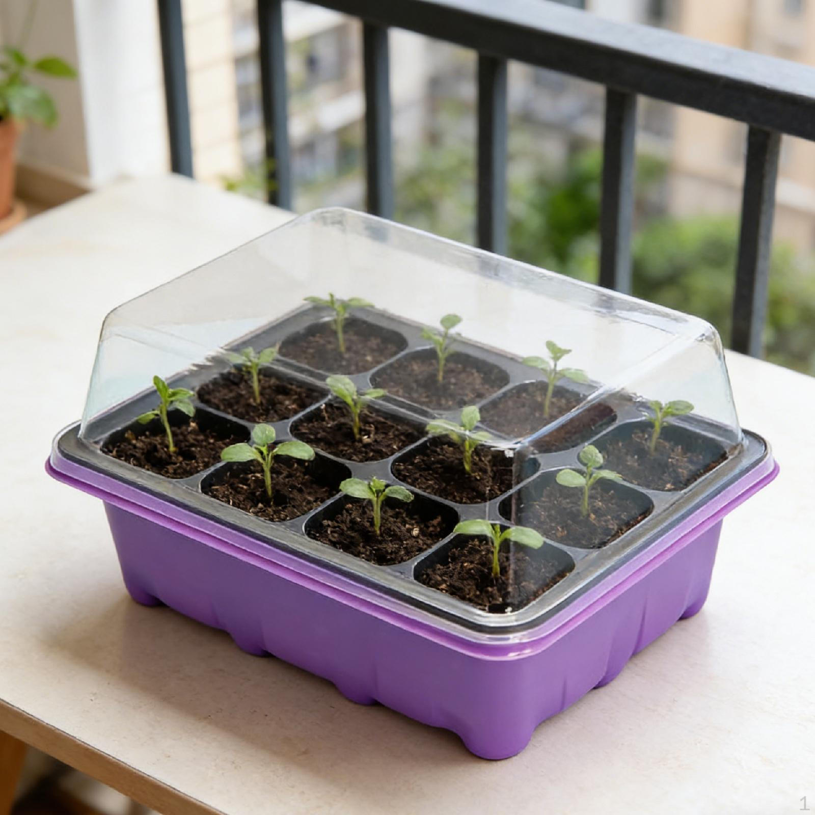 Seeding Starter Tray Seedling Nursery Growing Observing Growth Easy to Use фіолетовий
Seeding Starter Tray Seedling Nursery Growing Observing Growth Easy to Use фіолетовий
