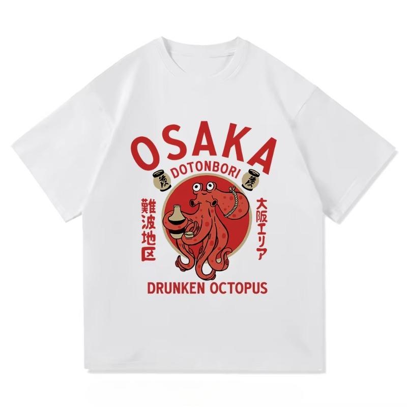 Osaka Dotonbori Drunken Octopus T-shirt Funny Cotton Tshirt Men Clothing Fashion Vintage T Shirt Summer Casual Streetwear S
Osaka Dotonbori Drunken Octopus T-shirt Funny Cotton Tshirt Men Clothing Fashion Vintage T Shirt Summer Casual Streetwear S