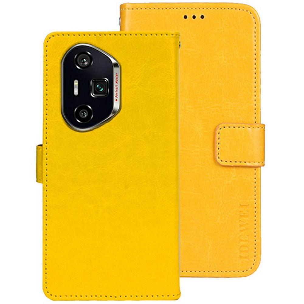 IDEWEI For Honor 300 Ultra Stand Case Crazy Horse Texture Leather Phone Cover Yellow
IDEWEI For Honor 300 Ultra Stand Case Crazy Horse Texture Leather Phone Cover Yellow