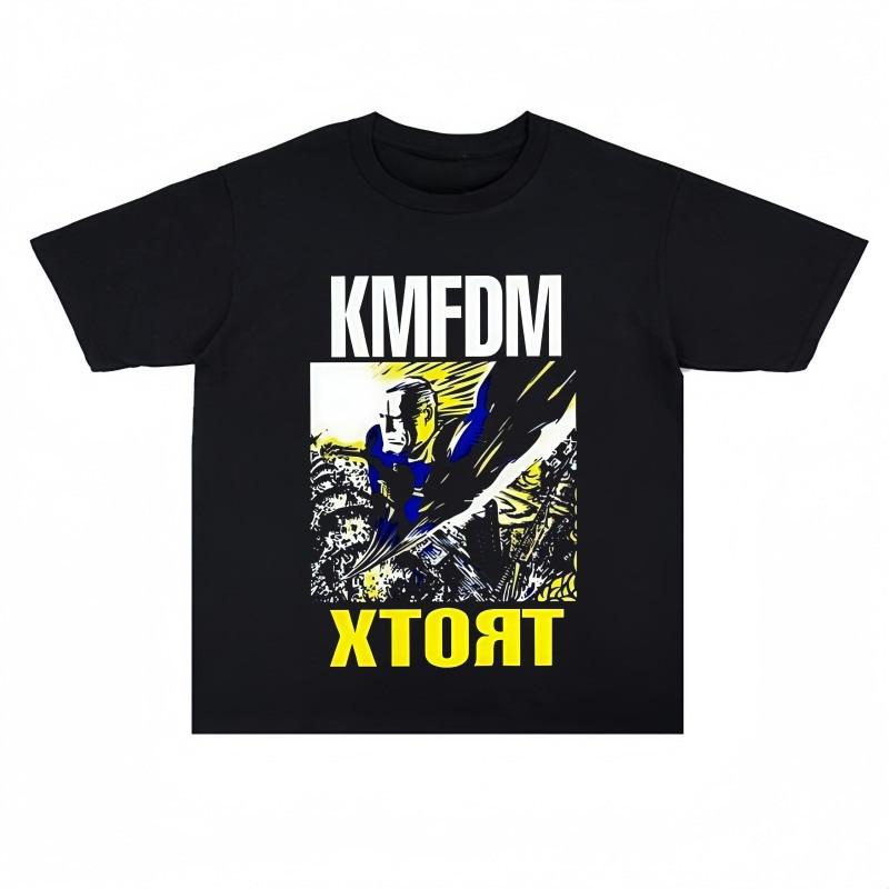KMFDM Band Retro Vintage Printed Tshirt Heavyweight Pure Cotton Shortsleeved American Hiphop Shirt 4XL
KMFDM Band Retro Vintage Printed Tshirt Heavyweight Pure Cotton Shortsleeved American Hiphop Shirt 4XL