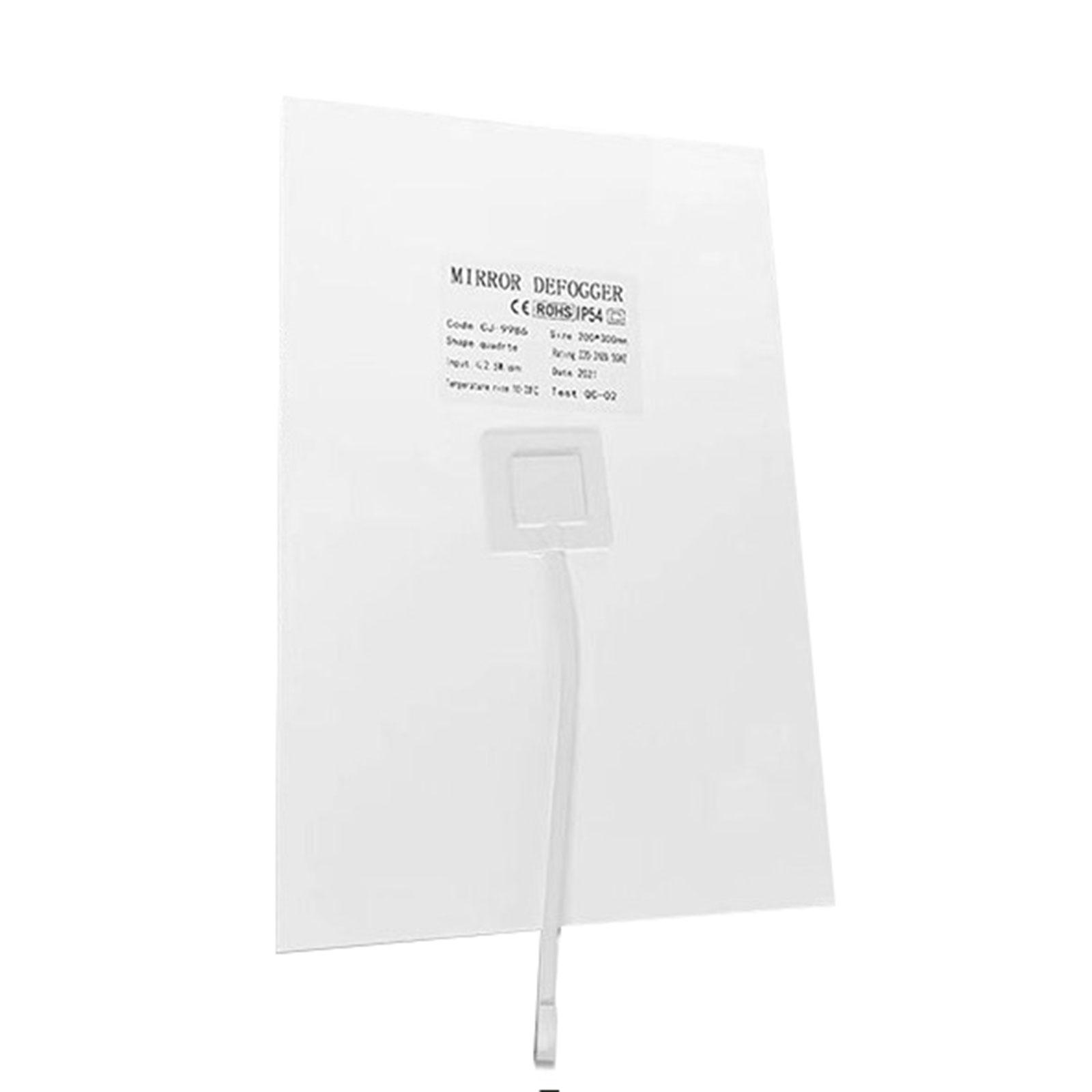 Fog Resistant PET Film 12V Anti Fogging Mirror Film PET Film Say Goodbye to Foggy Mirrors in Your Bathroom 6 Sizes C
Fog Resistant PET Film 12V Anti Fogging Mirror Film PET Film Say Goodbye to Foggy Mirrors in Your Bathroom 6 Sizes C