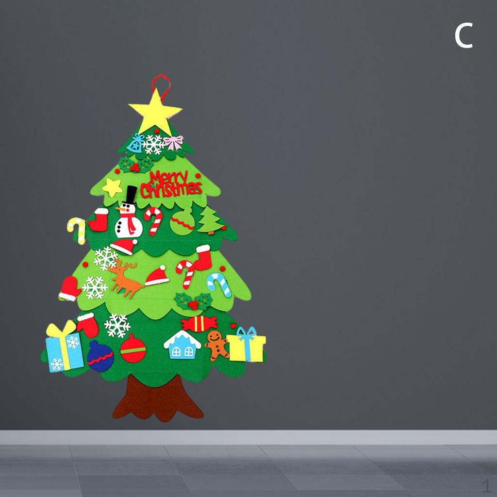 39inch Felt Christmas with Detachable Ornaments Hanging Decorations Removable for Home Wall Year C32Accessories
39inch Felt Christmas with Detachable Ornaments Hanging Decorations Removable for Home Wall Year C32Accessories
