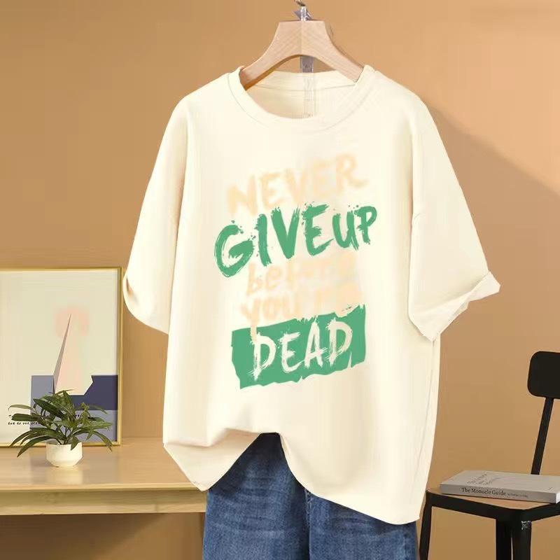 2025 summer dragon fruit color pure cotton medium and long short-sleeved t-shirt women s printing loose large size bottoming top women s tide XXXXL абрикосовий
2025 summer dragon fruit color pure cotton medium and long short-sleeved t-shirt women s printing loose large size bottoming top women s tide XXXXL абрикосовий