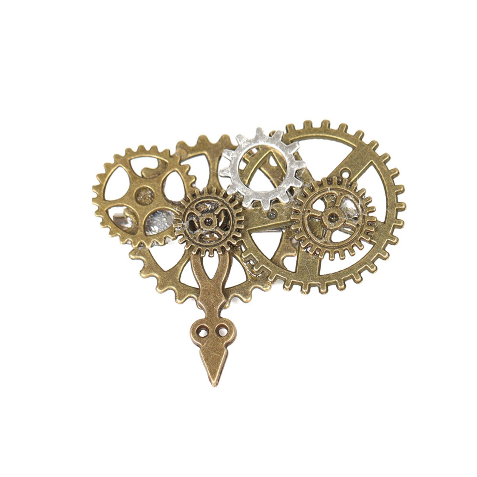 Steampunk Badge Brooch Pin for Men Women Vintage Engrave Gear Brooch Clip Dress Shirt Lapel Pin Decorative Corsage Clip D
Steampunk Badge Brooch Pin for Men Women Vintage Engrave Gear Brooch Clip Dress Shirt Lapel Pin Decorative Corsage Clip D