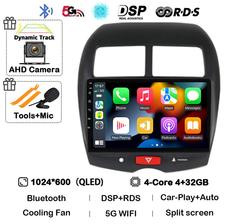 Android 14 Auto Car Radio Carplay For Mitsubishi ASX 1 2010 - 2017 Multimedia Video Player Navigation GPS 2 Din DVD Head Unit 4G
Android 14 Auto Car Radio Carplay For Mitsubishi ASX 1 2010 - 2017 Multimedia Video Player Navigation GPS 2 Din DVD Head Unit 4G
