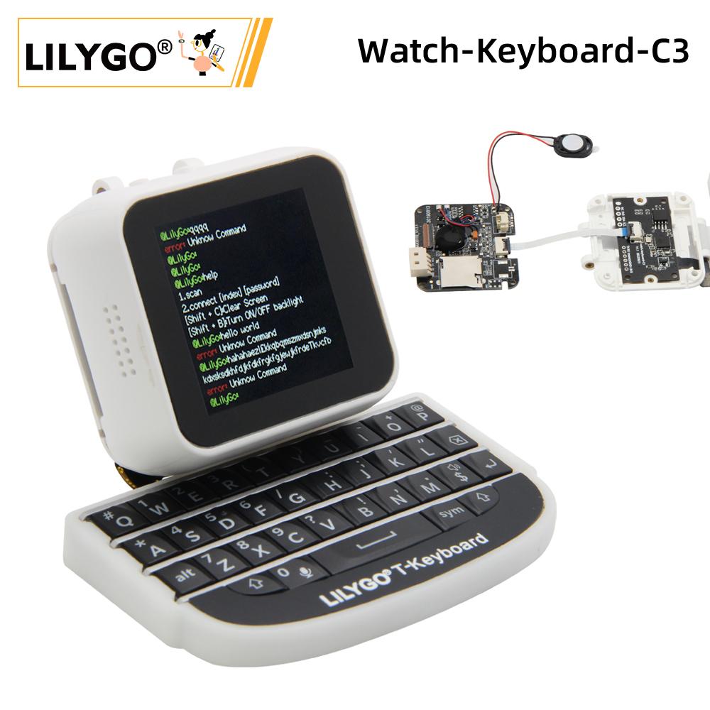 Watch-Keyboard-C3 V1.0 ESP32-C3 T-Watch Expansion Module QWERTY Bluetooth Wireless MINI Keyboard Development Board Watch-Keyboard-C3
Watch-Keyboard-C3 V1.0 ESP32-C3 T-Watch Expansion Module QWERTY Bluetooth Wireless MINI Keyboard Development Board Watch-Keyboard-C3
