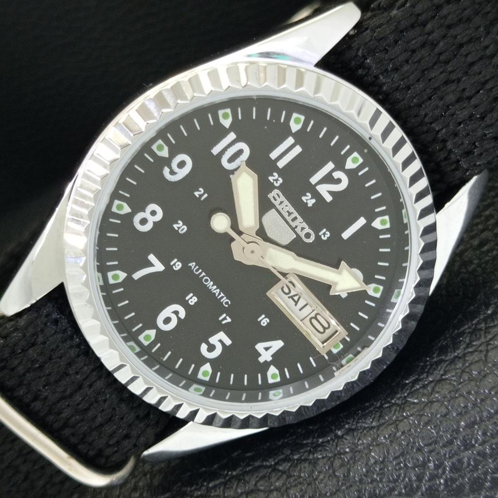 REFURBISHED SEIKO 5 AUTOMATIC 6309A VINTAGE JAPAN MENS BLACK WATCH a441618-1 Sk-a441618
REFURBISHED SEIKO 5 AUTOMATIC 6309A VINTAGE JAPAN MENS BLACK WATCH a441618-1 Sk-a441618