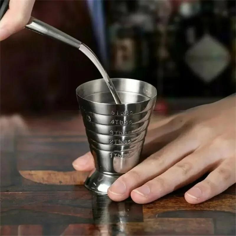 75 мл мерный стакан из нержавеющей стали Magic 304 мерный стакан для коктейлей унция чашка точная мерная ложка аксессуары для смешанных напитков
75 мл мерный стакан из нержавеющей стали Magic 304 мерный стакан для коктейлей унция чашка точная мерная ложка аксессуары для смешанных напитков