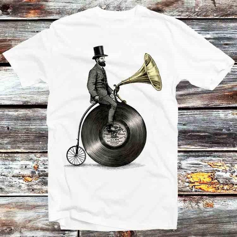 230GSM 100% Cotton T-Shirt Music Man Farthing Gramophone Bike T Shirt Vintage Retro Cool Gift Mens Womens Unisex Cartoon Anime Top Tee B369 XS белый
230GSM 100% Cotton T-Shirt Music Man Farthing Gramophone Bike T Shirt Vintage Retro Cool Gift Mens Womens Unisex Cartoon Anime Top Tee B369 XS белый