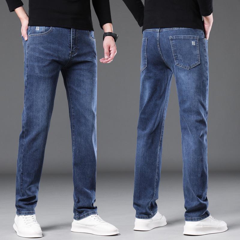 Чоловічі універсальні зручні бавовняні еластичні джинси прямого крою слім-фіт 34
Чоловічі універсальні зручні бавовняні еластичні джинси прямого крою слім-фіт 34