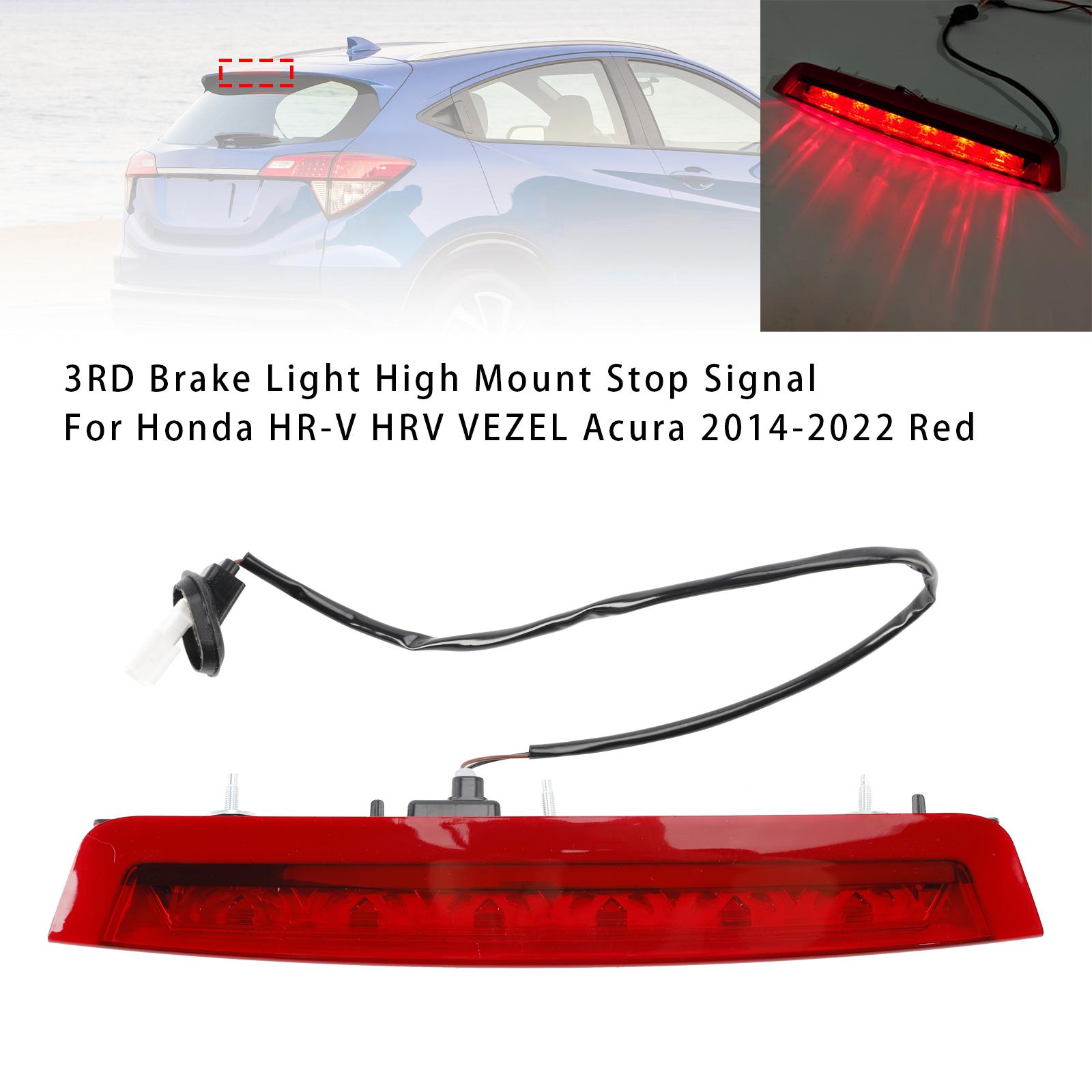 3RD Brake Light High Mount Stop Signal For Honda HR-V HRV VEZEL Acura 14-22 Red
3RD Brake Light High Mount Stop Signal For Honda HR-V HRV VEZEL Acura 14-22 Red