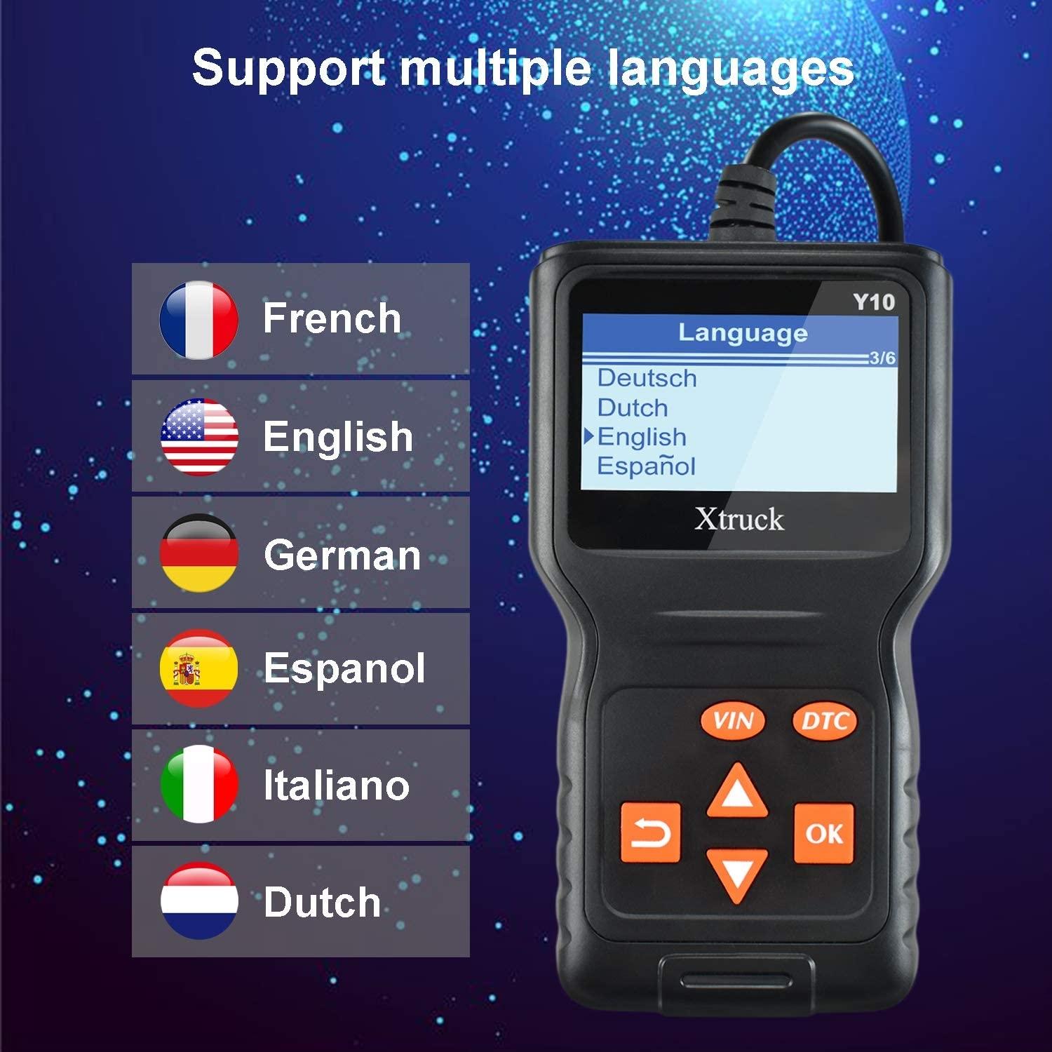 Xtruck Y10 Auto Doctor - Advanced Vehicle Health Monitor & Code Reader чёрный
Xtruck Y10 Auto Doctor - Advanced Vehicle Health Monitor & Code Reader чёрный