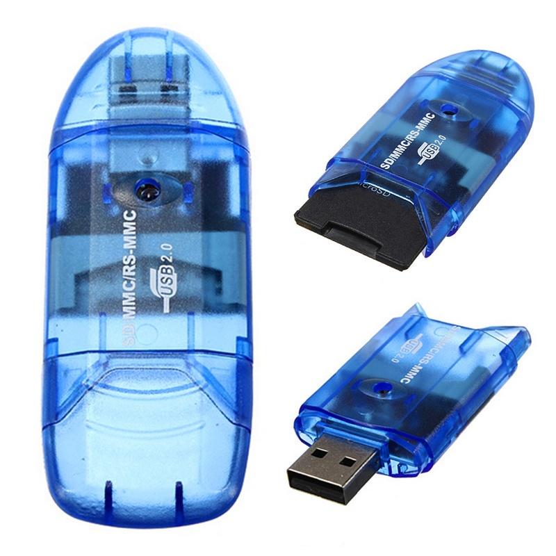 Высокая скорость USB карты памяти читателя писатель адаптера для MMC SD SDHC TF до 64 ГБ
Высокая скорость USB карты памяти читателя писатель адаптера для MMC SD SDHC TF до 64 ГБ
