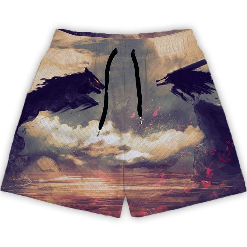 Аниме Берсерк шорты модные повседневные спортивные шорты для лета сетчатые дышащие мужские и женские баскетбольные шорты для бега быстросохнущие короткие брюки XL
Аниме Берсерк шорты модные повседневные спортивные шорты для лета сетчатые дышащие мужские и женские баскетбольные шорты для бега быстросохнущие короткие брюки XL