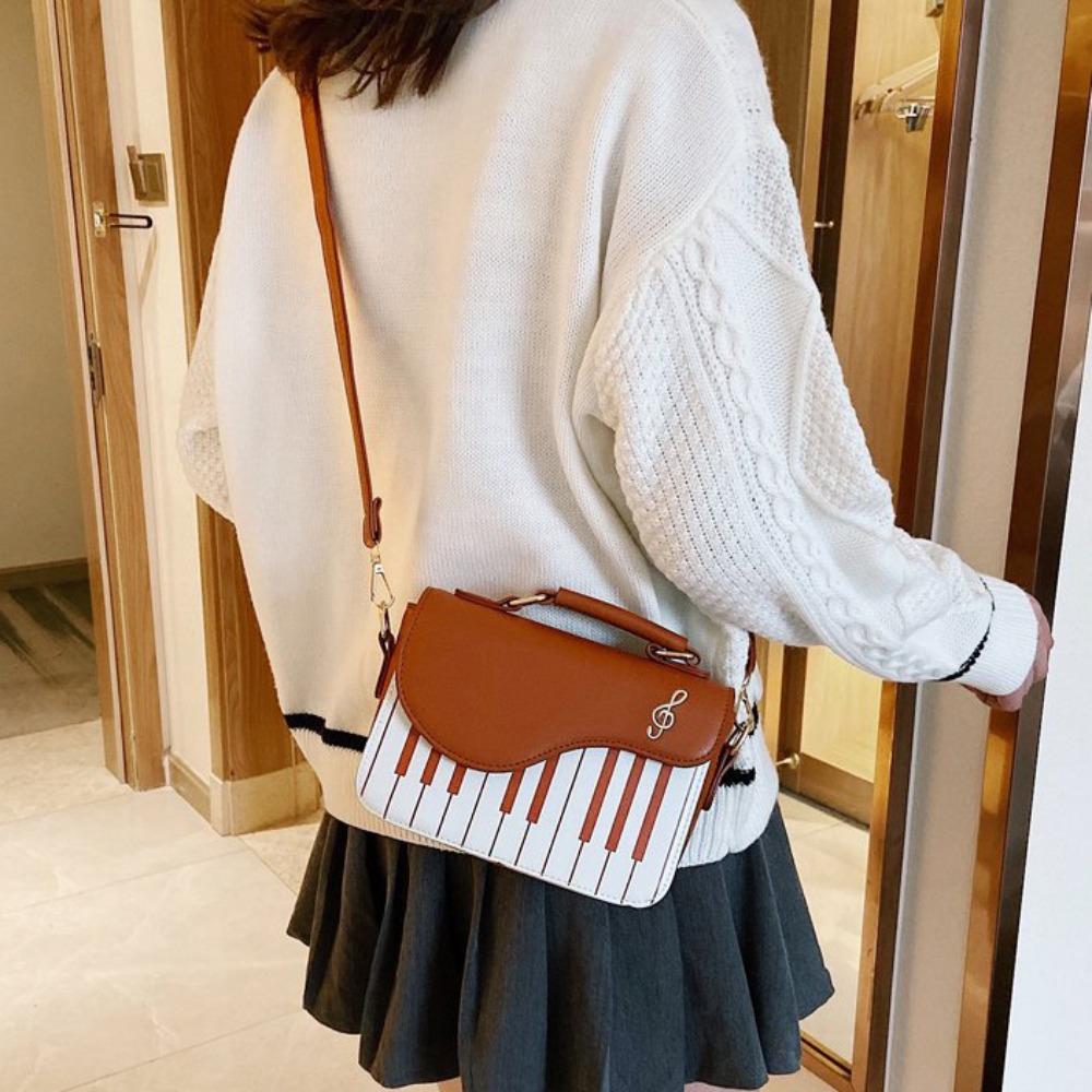 Large Capacity Piano Pattern Shoulder Bag Crossbody PU Leather Bag Trendy Mini Square Bag Shopping чорний
Large Capacity Piano Pattern Shoulder Bag Crossbody PU Leather Bag Trendy Mini Square Bag Shopping чорний