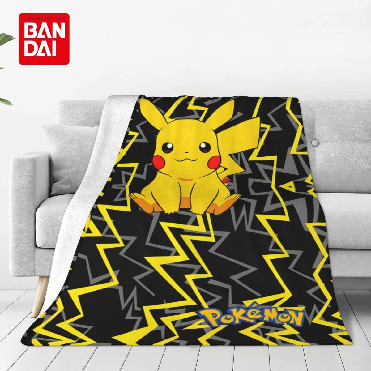 Bandai Pokemon Blankets on Bed Sofa Air Condition Sleeping Cover Bedding 3D Pikachu Throw Blanket Bedsheet For Kids 75x90cm
Bandai Pokemon Blankets on Bed Sofa Air Condition Sleeping Cover Bedding 3D Pikachu Throw Blanket Bedsheet For Kids 75x90cm