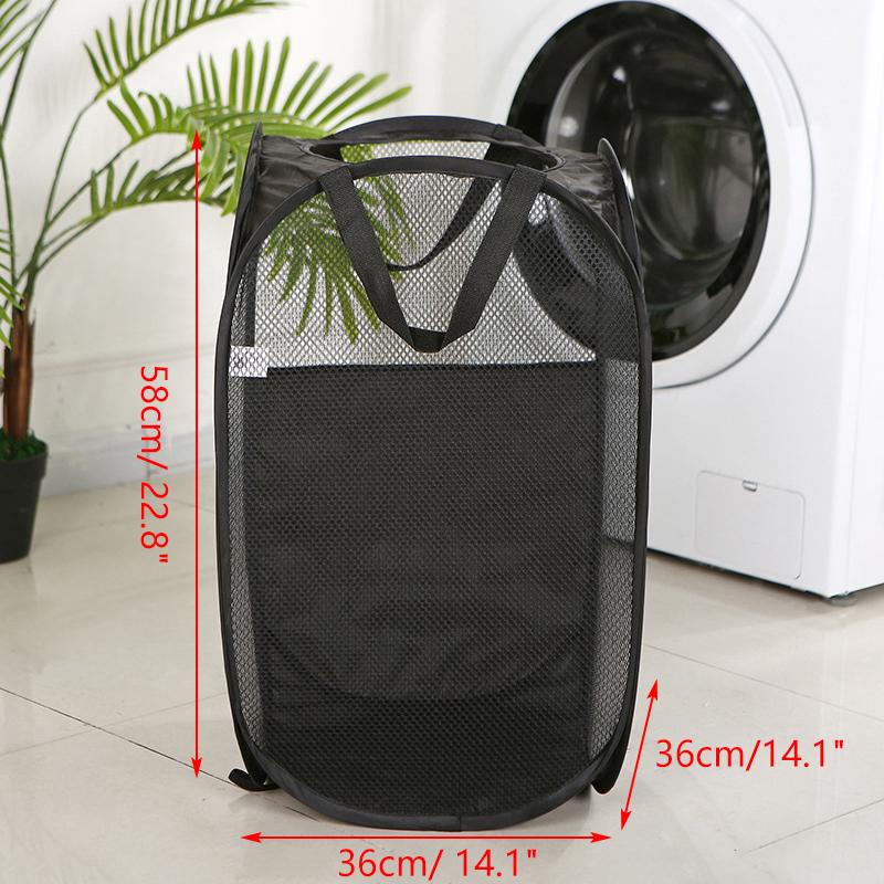 Складная корзина для белья Pop-Up Бытовая сетчатая моющаяся для грязной одежды, игрушек, кукол, для ванной
Складная корзина для белья Pop-Up Бытовая сетчатая моющаяся для грязной одежды, игрушек, кукол, для ванной