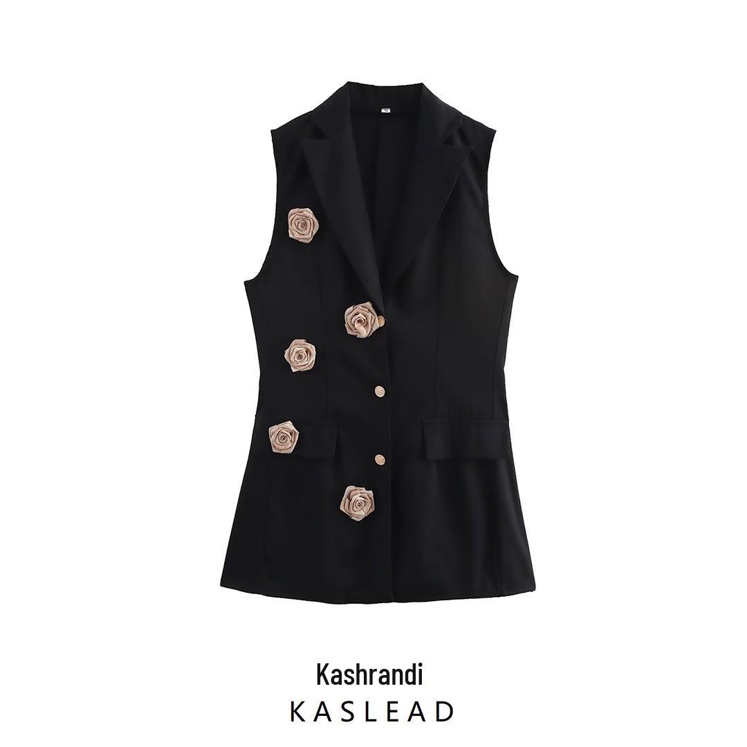 2025 Spring Women s Sleeveless Dress with 3D Floral Design - European & American Style Fashion Suit Extra Small
2025 Spring Women s Sleeveless Dress with 3D Floral Design - European & American Style Fashion Suit Extra Small