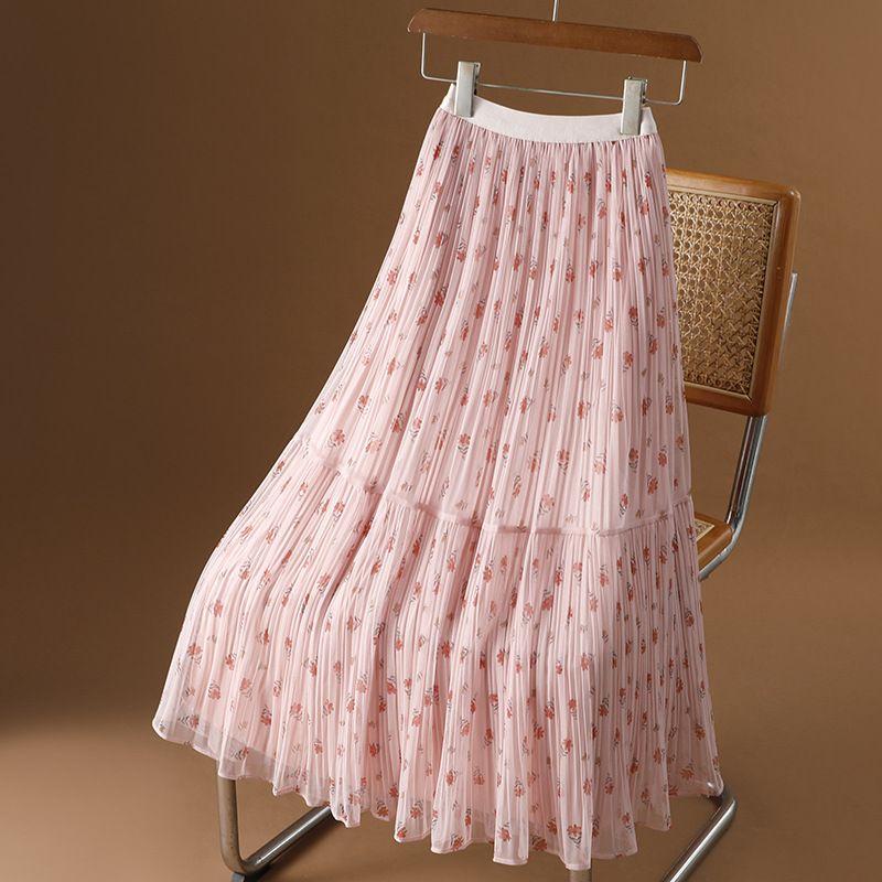 Юбка средней длины с принтом и эластичной талией Женское длинное платье на половину тела с эластичной талией Pink One size
Юбка средней длины с принтом и эластичной талией Женское длинное платье на половину тела с эластичной талией Pink One size