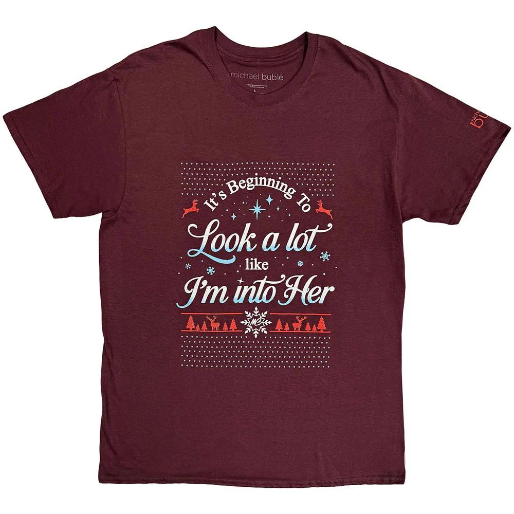 Michael Buble T-Shirt: Into Her (Maroon Red) OFFICIAL NEW 2XL
Michael Buble T-Shirt: Into Her (Maroon Red) OFFICIAL NEW 2XL