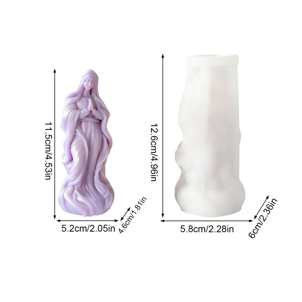 Candle Molds Reusable 3D Jesus Mary Heat-Resistant Candle Making Molds For Women Adults Craft Lovers Resin Plaster Soap Clay
Candle Molds Reusable 3D Jesus Mary Heat-Resistant Candle Making Molds For Women Adults Craft Lovers Resin Plaster Soap Clay