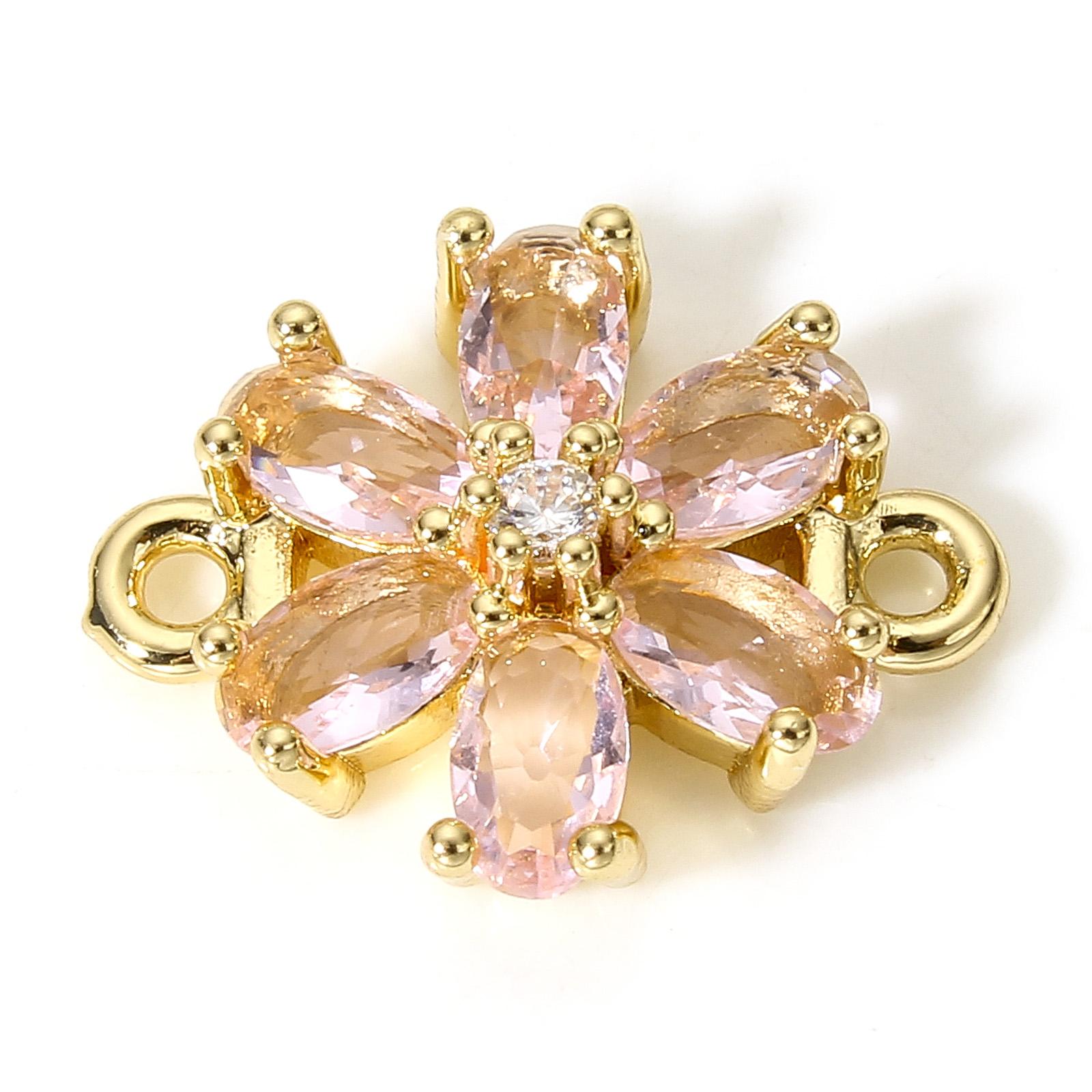 5 PCs Flower Brass & Glass Connectors Charms Gold Color Multicolor Pendants For DIY Necklace Jewelry Making Findings 16mm x 13mm 16x13mm
5 PCs Flower Brass & Glass Connectors Charms Gold Color Multicolor Pendants For DIY Necklace Jewelry Making Findings 16mm x 13mm 16x13mm