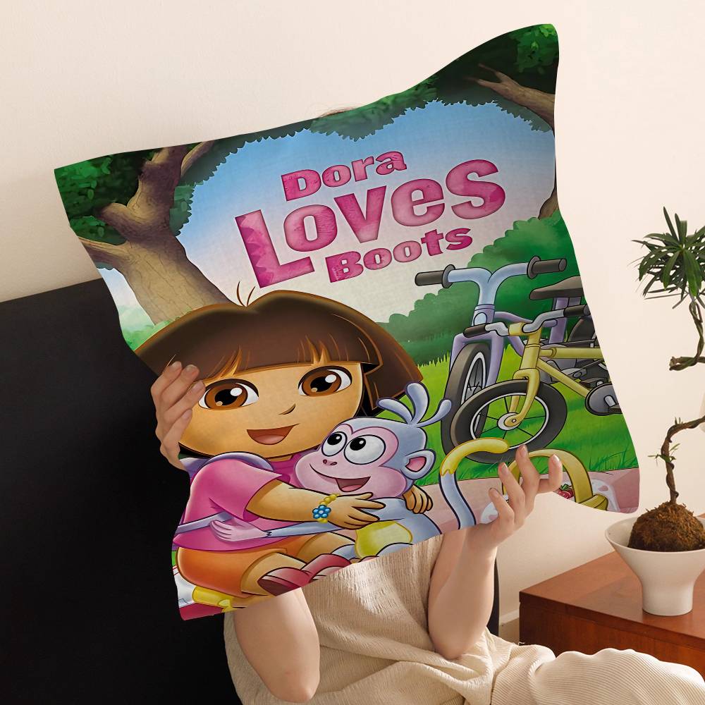 Cartoon D-Dora The E-Explorer Pillow Covers Cartoon Sofa Decorative Home Double-sided Printing Short Plush Cute Cushion Cover 50cmx50cm
Cartoon D-Dora The E-Explorer Pillow Covers Cartoon Sofa Decorative Home Double-sided Printing Short Plush Cute Cushion Cover 50cmx50cm