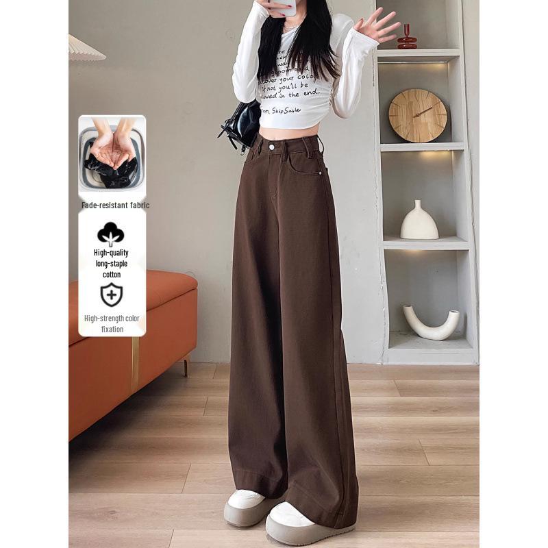 Women s 2024 Autumn/Winter Khaki High-Waisted Retro Slimming Wide-Leg Straight-Leg Jeans 3XL (140-160 jin)
Women s 2024 Autumn/Winter Khaki High-Waisted Retro Slimming Wide-Leg Straight-Leg Jeans 3XL (140-160 jin)