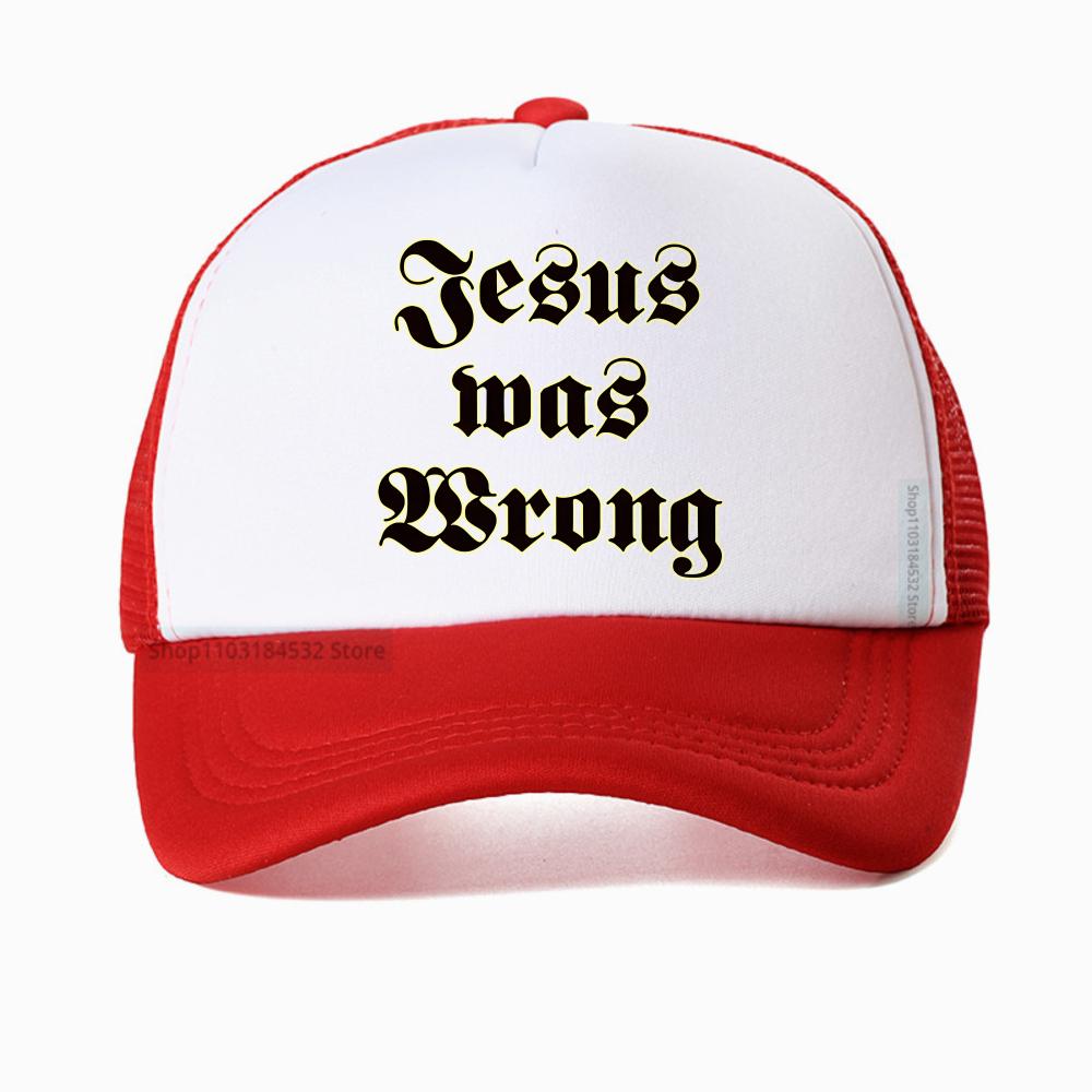 Jesus Was Wrong Unisex baseball cap Little Miss Sunshine sunhat Unisex Women Harajuku Casual Mesh Breathable sports hats Adjustable
Jesus Was Wrong Unisex baseball cap Little Miss Sunshine sunhat Unisex Women Harajuku Casual Mesh Breathable sports hats Adjustable