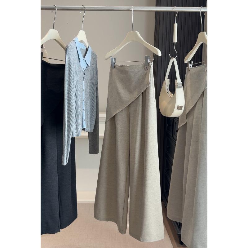 Niche design sense irregular fake two-piece fart curtain suit wide-leg pants women s spring new loose straight casual pants tide XL хакі
Niche design sense irregular fake two-piece fart curtain suit wide-leg pants women s spring new loose straight casual pants tide XL хакі