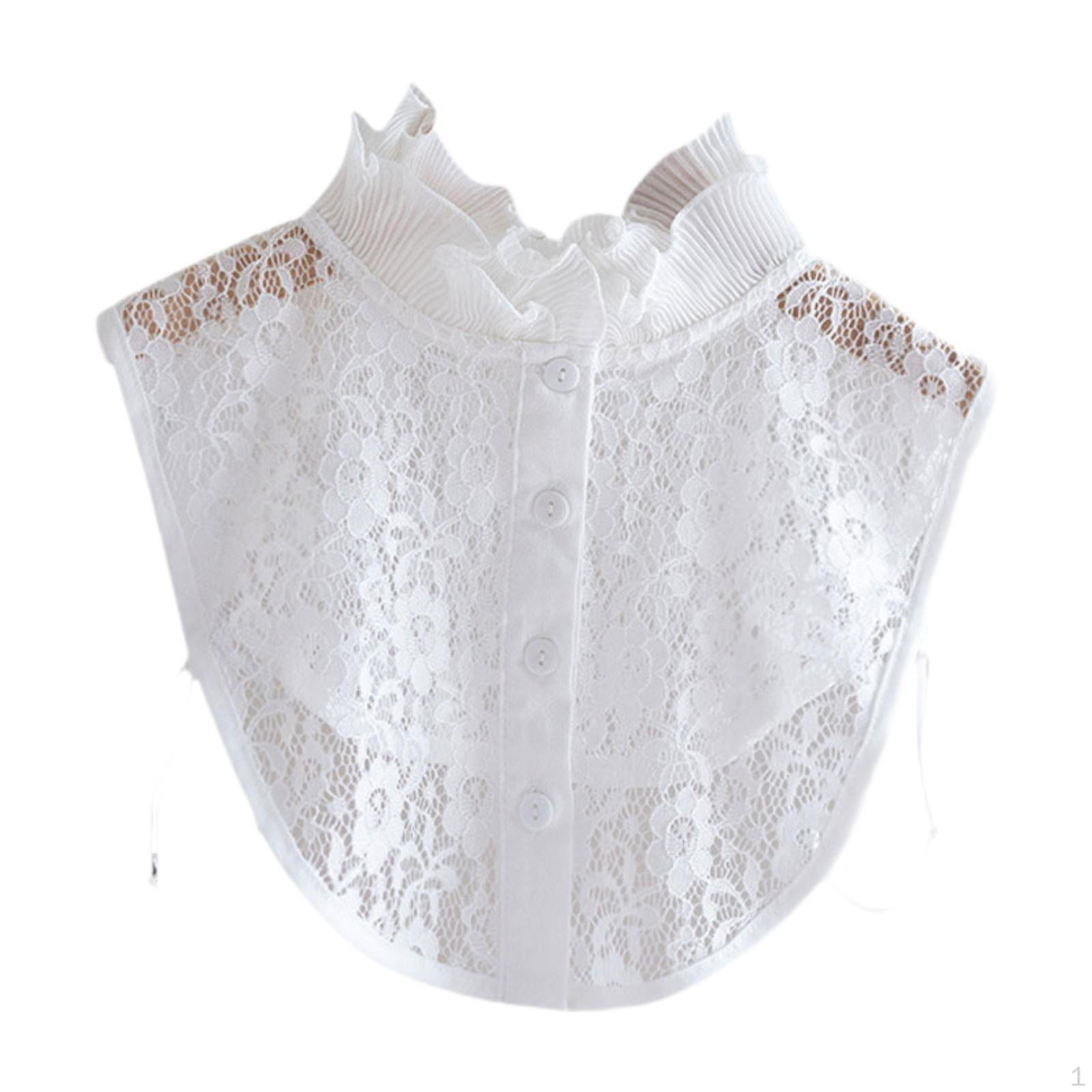 Detachable Lace Collar for Women Casual Dresses And Sweaters білий
Detachable Lace Collar for Women Casual Dresses And Sweaters білий