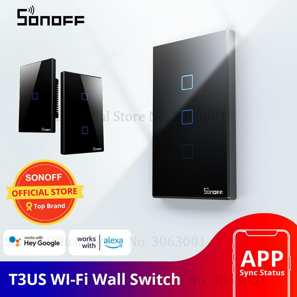 SONOFF T3 art Wi-Fi настенный светильник США Переключатель Черный 120 Тип с рамкой 1/2/3 Gang 433 RF/APP/сенсорное управление работает с Google
SONOFF T3 art Wi-Fi настенный светильник США Переключатель Черный 120 Тип с рамкой 1/2/3 Gang 433 RF/APP/сенсорное управление работает с Google