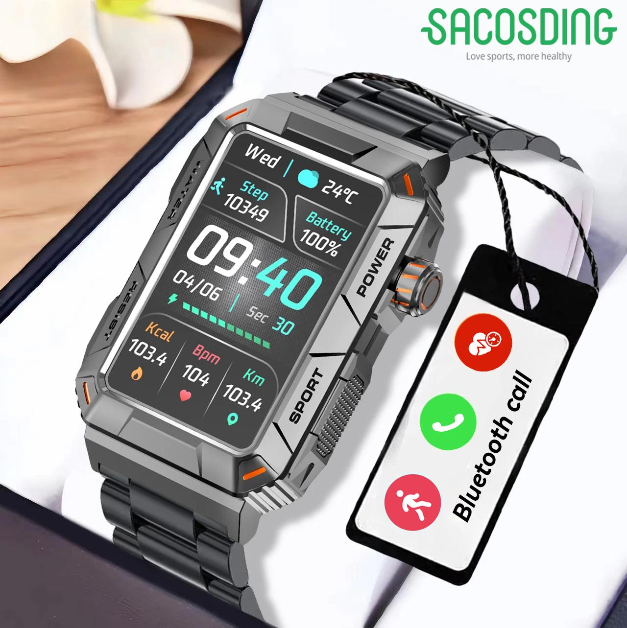 Умные часы SACOSDING 5.2 Bluetooth-соединение 1,57-дюймовый IPS-дисплей с истинной цветопередачей высокой четкости Функция управления музыкой Часы чёрный
Умные часы SACOSDING 5.2 Bluetooth-соединение 1,57-дюймовый IPS-дисплей с истинной цветопередачей высокой четкости Функция управления музыкой Часы чёрный