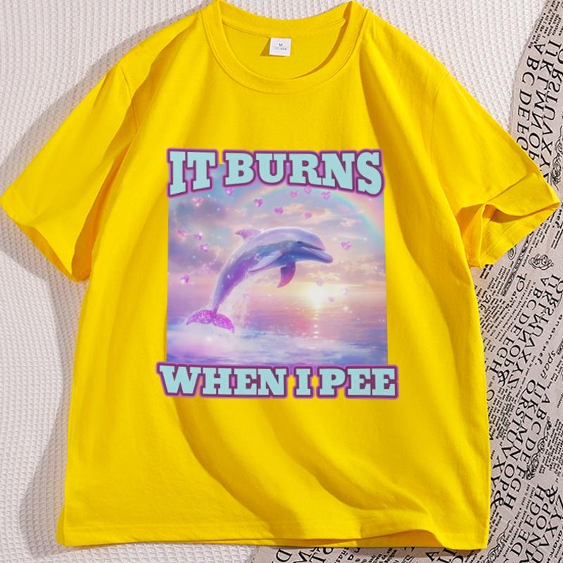 It Burns When I Pee Women Unisex T Shirt Funny Graphic Tees Causal Short Sleeve Loose Round Coallar T-shirt Loose Soft Tees Tops 4XL
It Burns When I Pee Women Unisex T Shirt Funny Graphic Tees Causal Short Sleeve Loose Round Coallar T-shirt Loose Soft Tees Tops 4XL