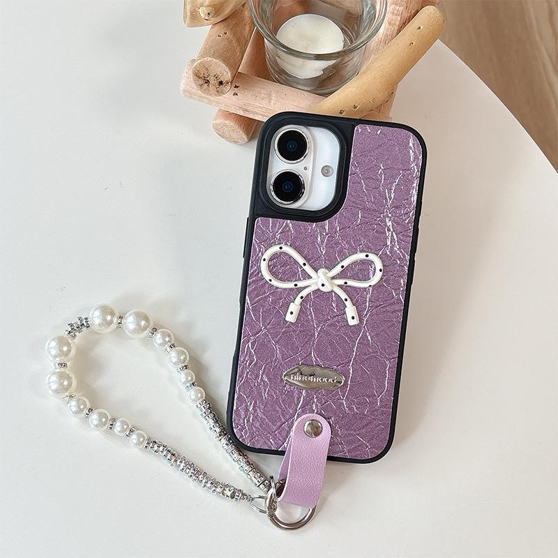 Bracelet Bow Leather Mobile Phone Case Is Suitable For Apple 17Pro Fashion Iphone16 Women S 15Plu. iPhone 17Promax
Bracelet Bow Leather Mobile Phone Case Is Suitable For Apple 17Pro Fashion Iphone16 Women S 15Plu. iPhone 17Promax
